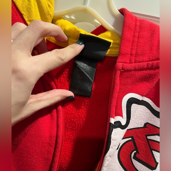 ❌ SOLD ❌ Youth Kansas City Chiefs Full Zip Hoodie - Picture 4 of 7